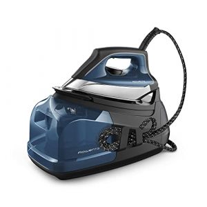 Rowenta Perfect Pro Stainless Steel Soleplate Steam Station for Clothes with Water Tank 1.1 Liter Capacity, Removable Tank 1800 Watts Ironing, Fabric Steamer, Garment Steamer DG8624