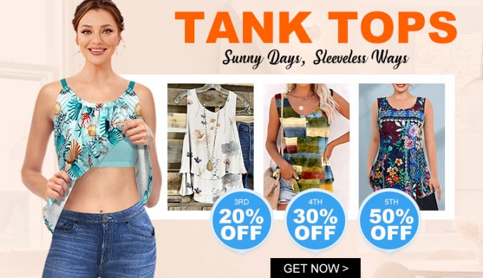 Embrace Comfort and Fashion with our Trendy Sleeveless Tank Tops!