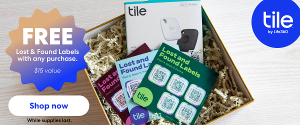Tile Free Gift with Purchase + Up to 50% off!