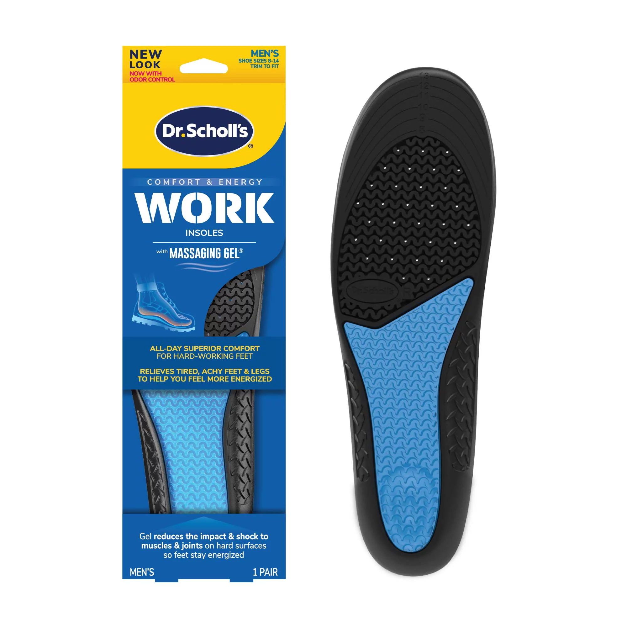 Step into comfort using Dr. Scholl's Insole.