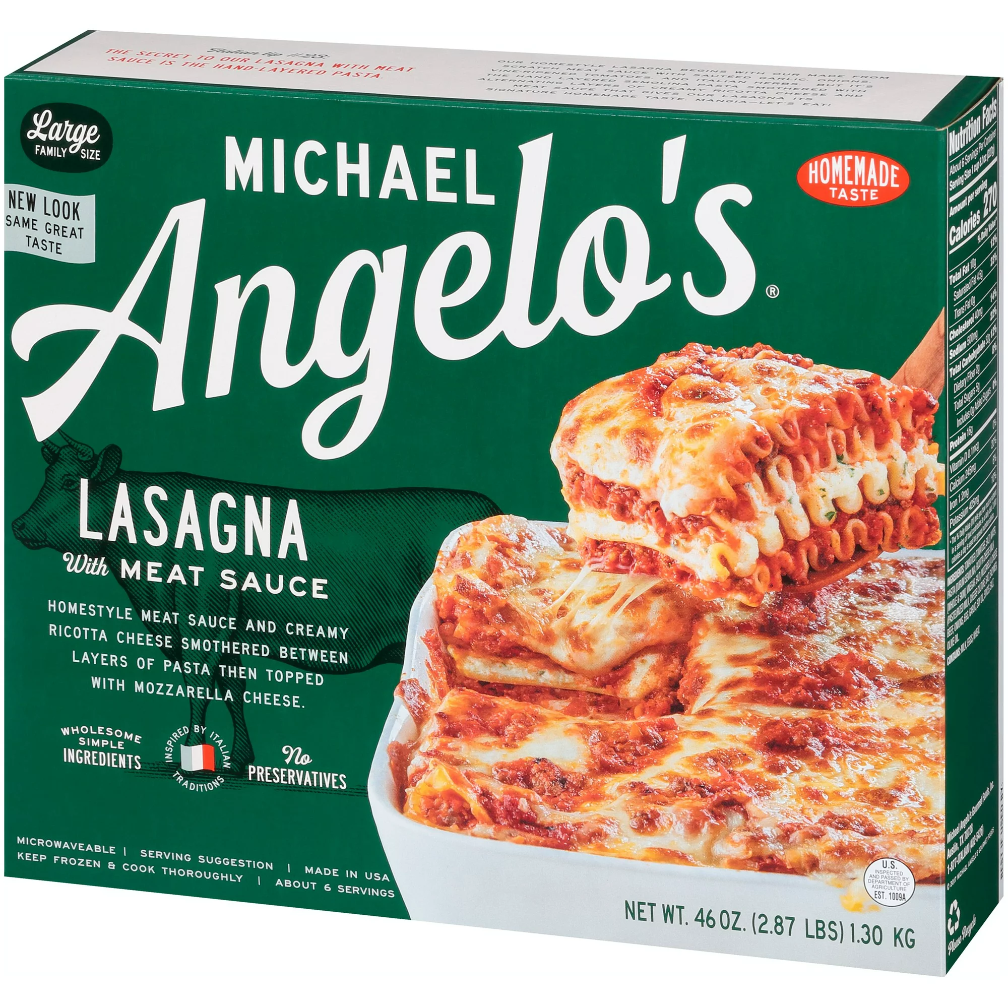 Indulge in mouthwatering savings with $2.00 off on any Michael Angelo's Frozen Entree.