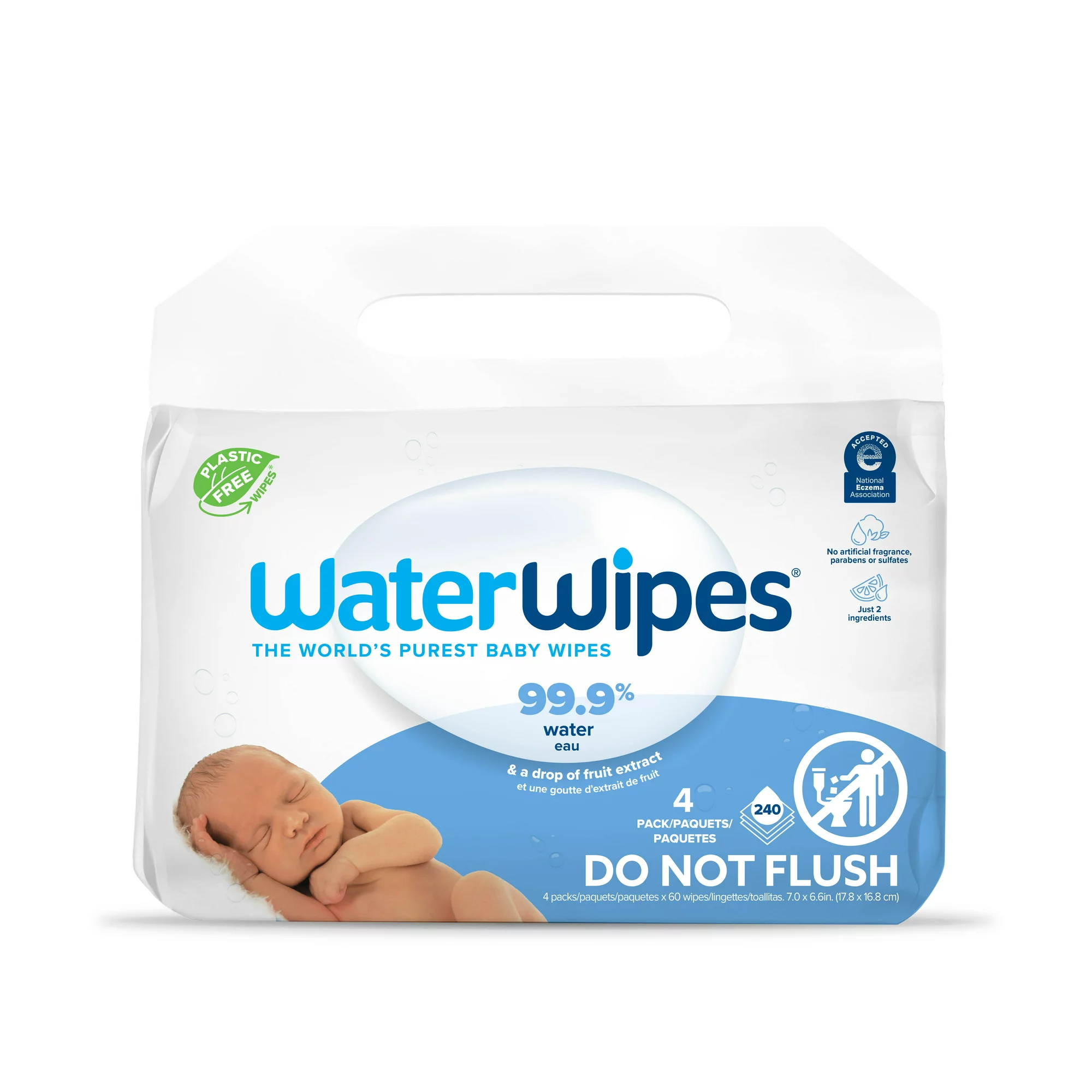  Gentle care for your little one with WaterWipes.