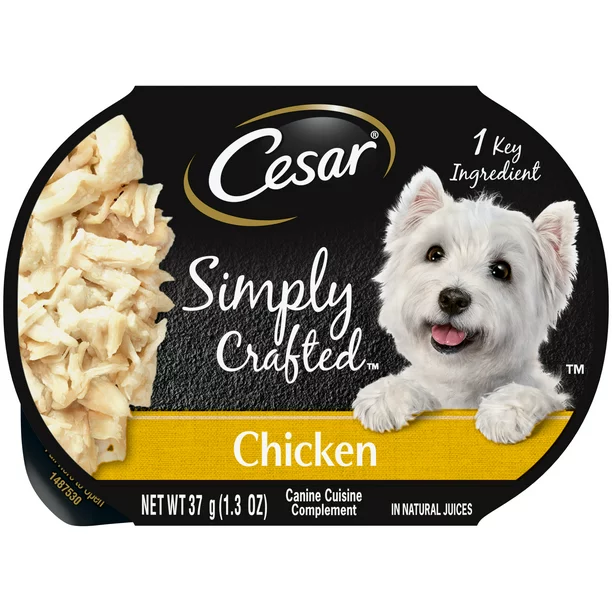 Treat your beloved pup to a culinary experience they'll adore with CESAR's premium quality dog food.