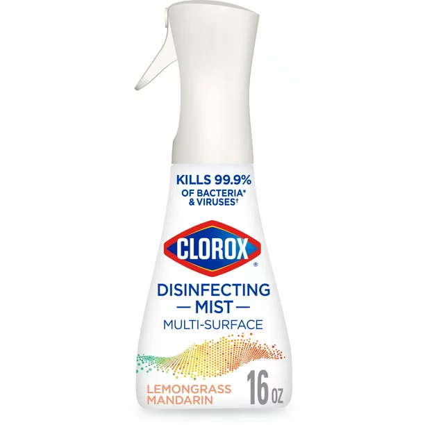 Keep your space fresh and clean with Clorox Disinfecting Mist!