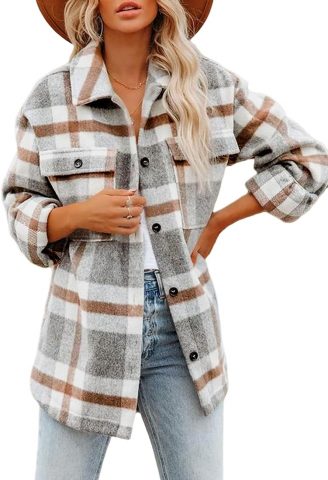 Plaid jacket shirt deal