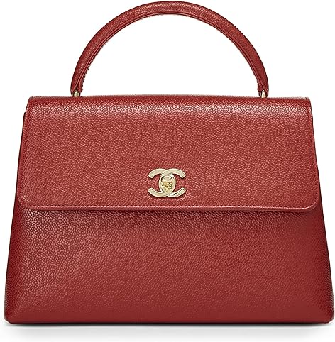 Chanel, Pre-Loved Red Caviar Kelly Small, Red