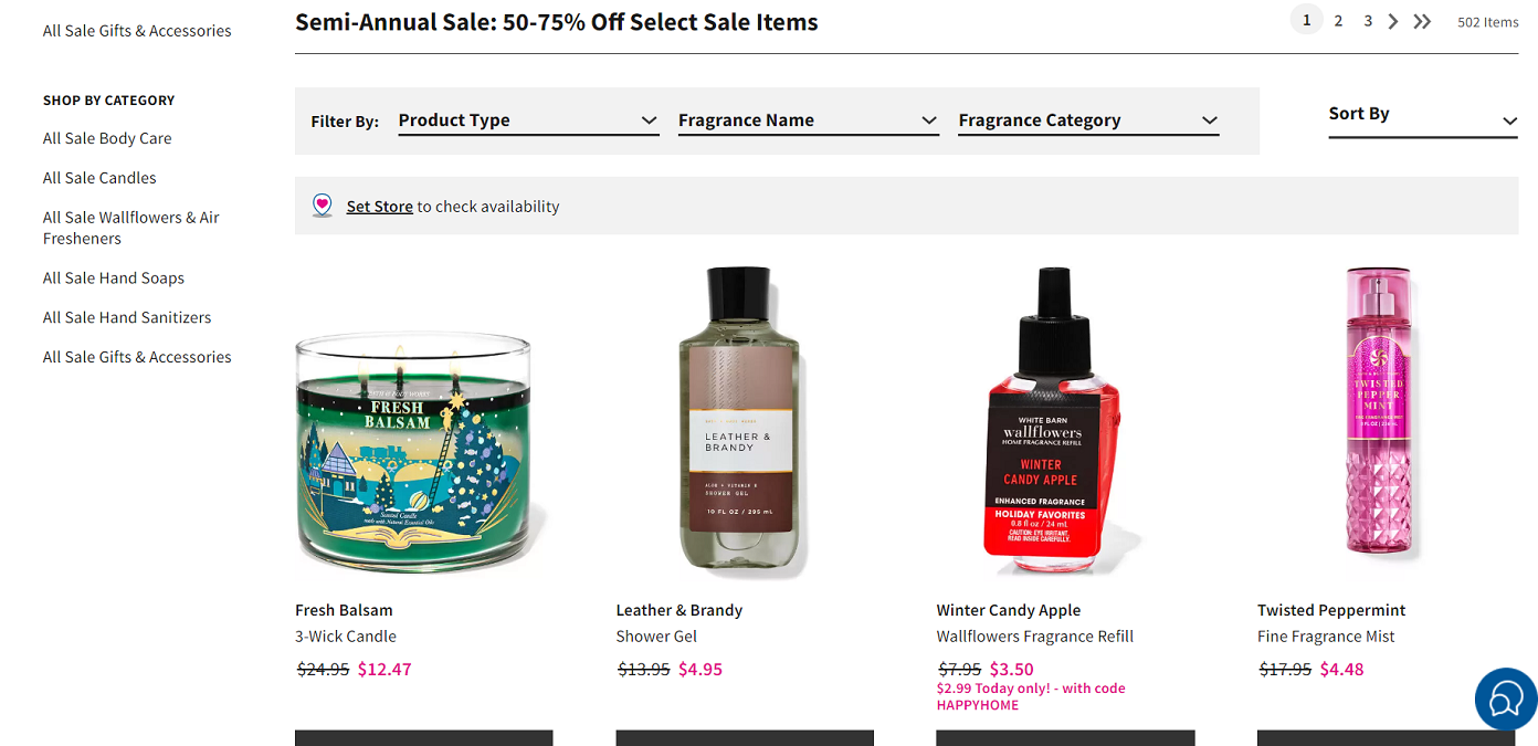 Bath and Body Works Semi Annual Sale 2023 5075 Off Select Sale Items