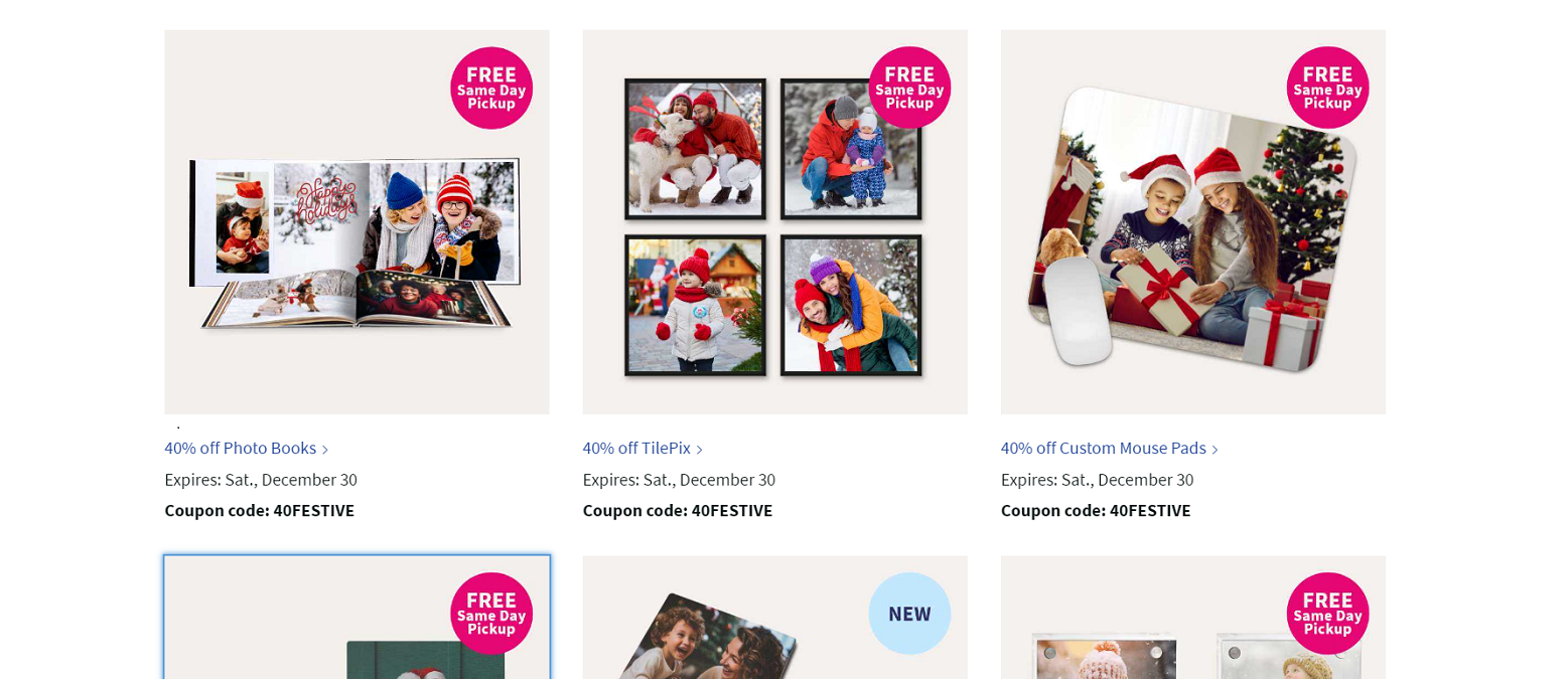 Walgreens Photo Coupon: 40% Off Everything Photo