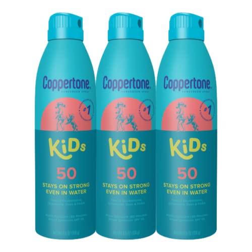 Up to 68% Off on Kids Coppertone Sunscreen Spray 3-Pack at Amazon