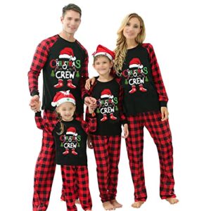LWXQWDS Christmas Pajamas for Family Christmas Pjs Matching Sets for Adults Kids Baby Dog Holiday Xmas Sleepwear Set (Style 06, Kids, 8 Years)