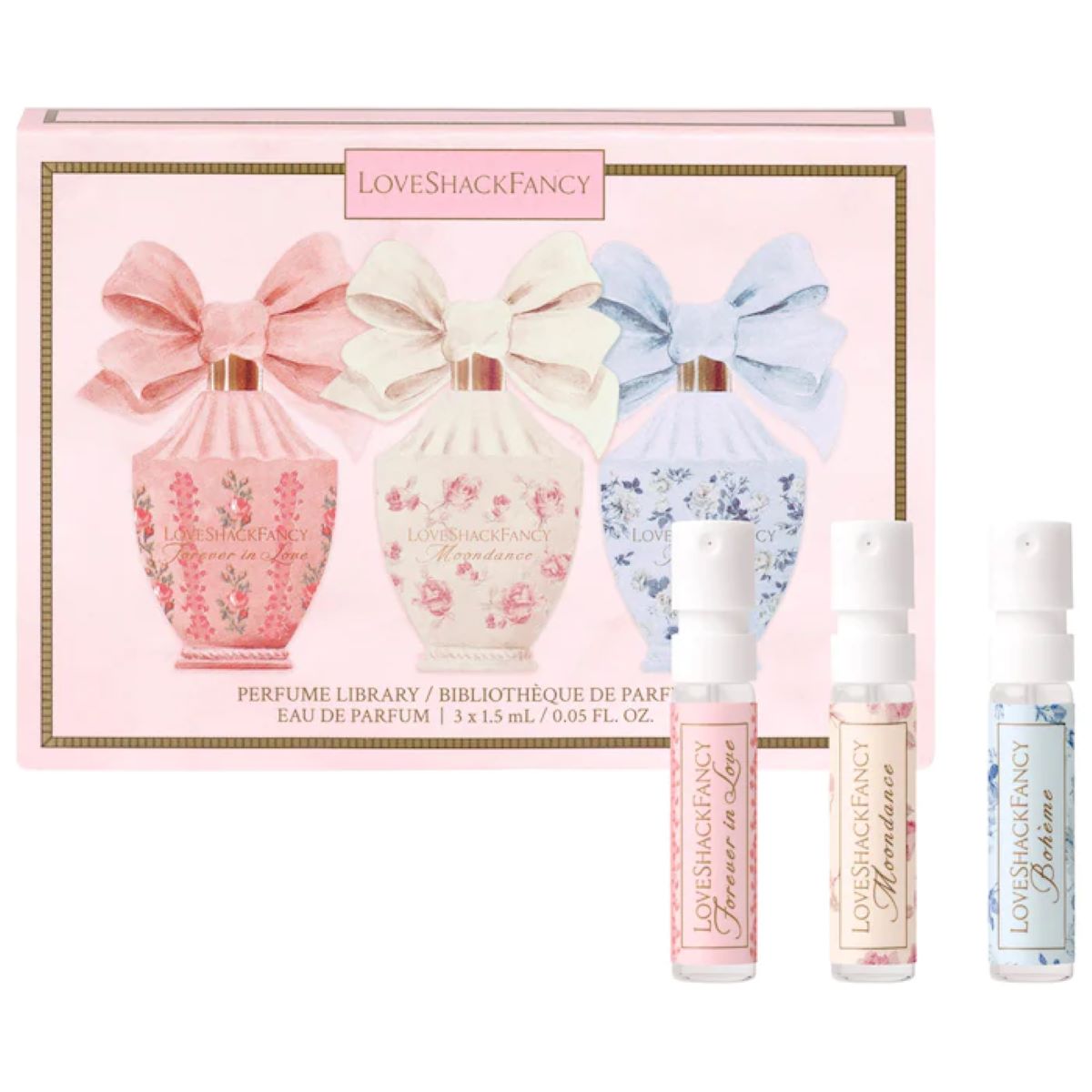 sephora loveShackFancy Perfume Library Eau de Parfum Discovery Set