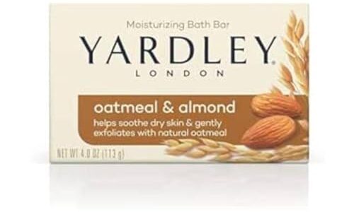 Yardley Oatmeal and Almond Bar Soap, Oatmeal & Almond, 4 Ounce, Yardley soap