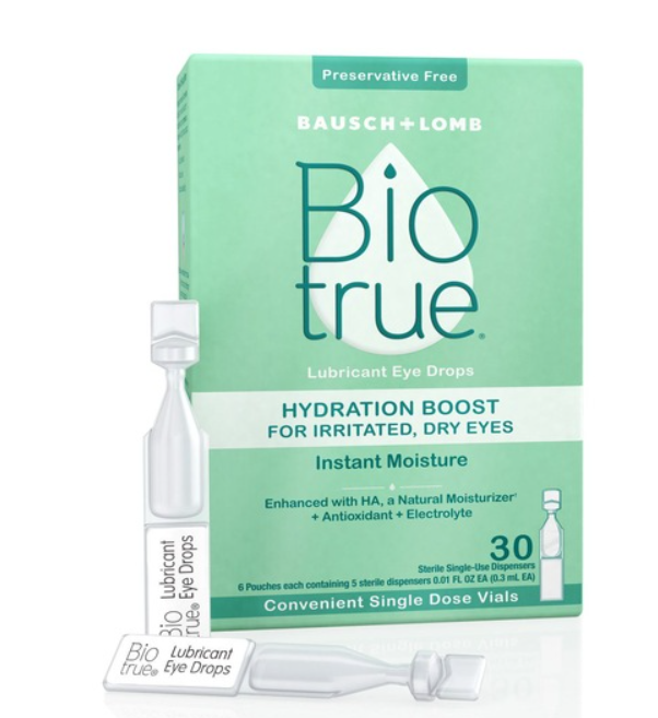 Biotrue hydration boost lubricant eye drops