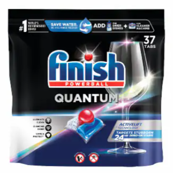 Finish Quantum Ultimate Clean & Shine Dishwasher Detergent Tablets