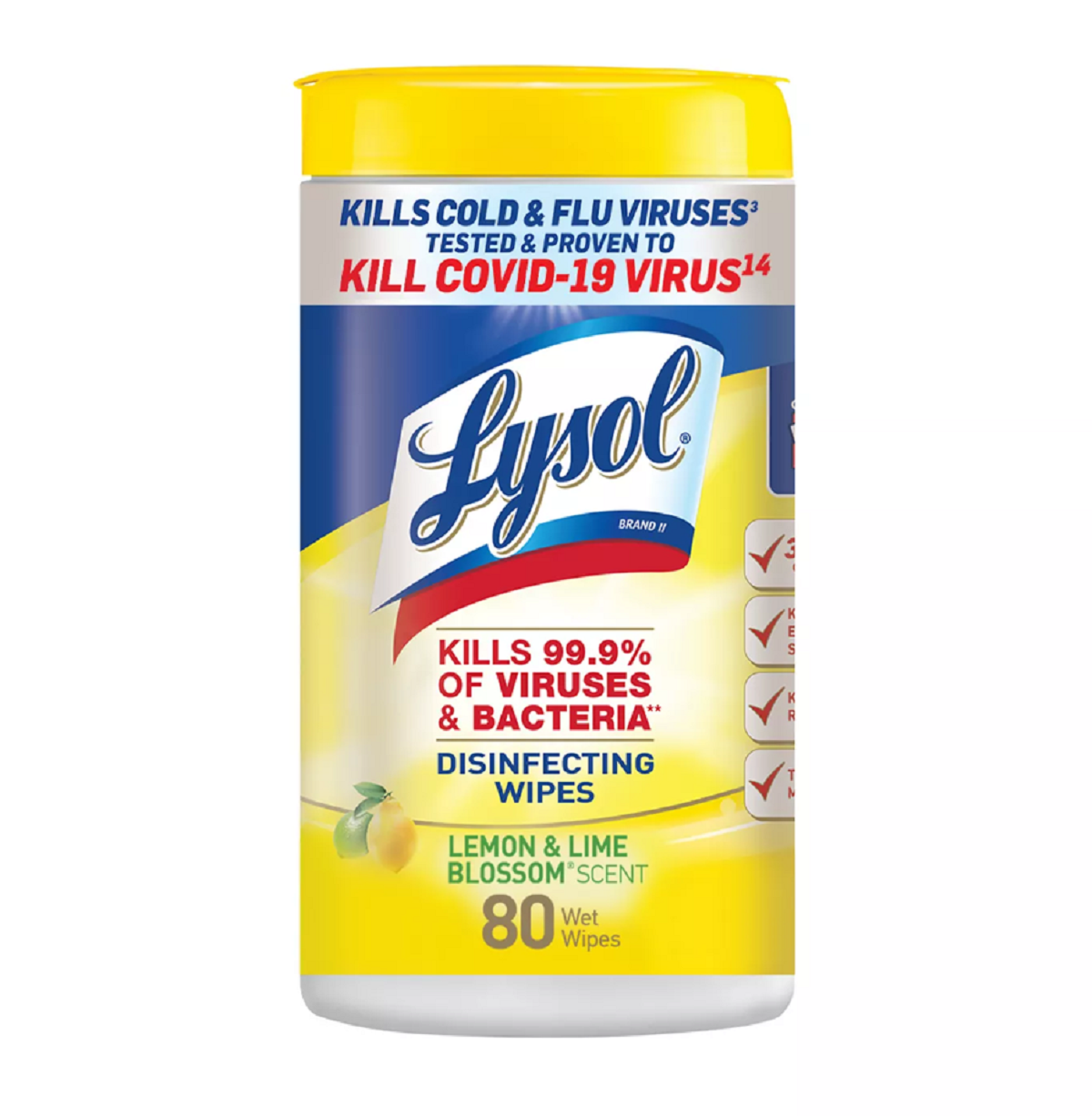 Lysol Disinfecting Wipes Lemon & Lime Blossom, Lysol Disinfecting Wipes