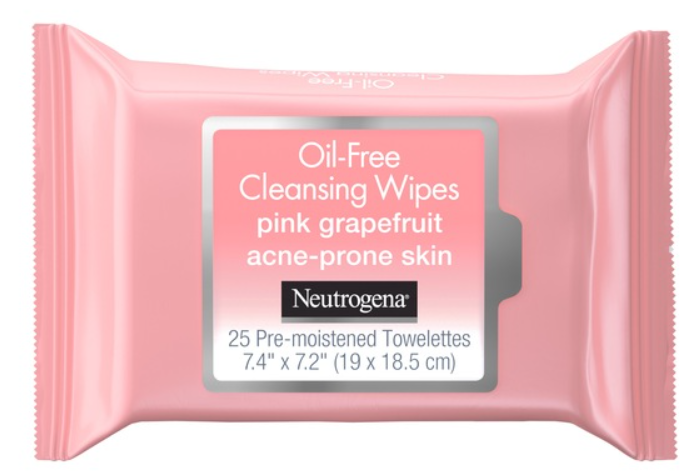 Neutrogena Oil-Free Cleansing Wipes Pink Grapefruit