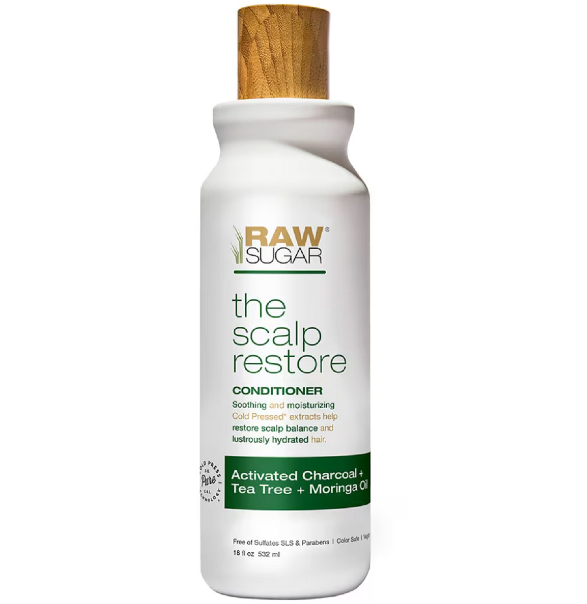 The Scalp Restore Conditioner Activated Charcoal + Tea Tree + Moringa Oil, Raw Sugar Hair Care Products coupon