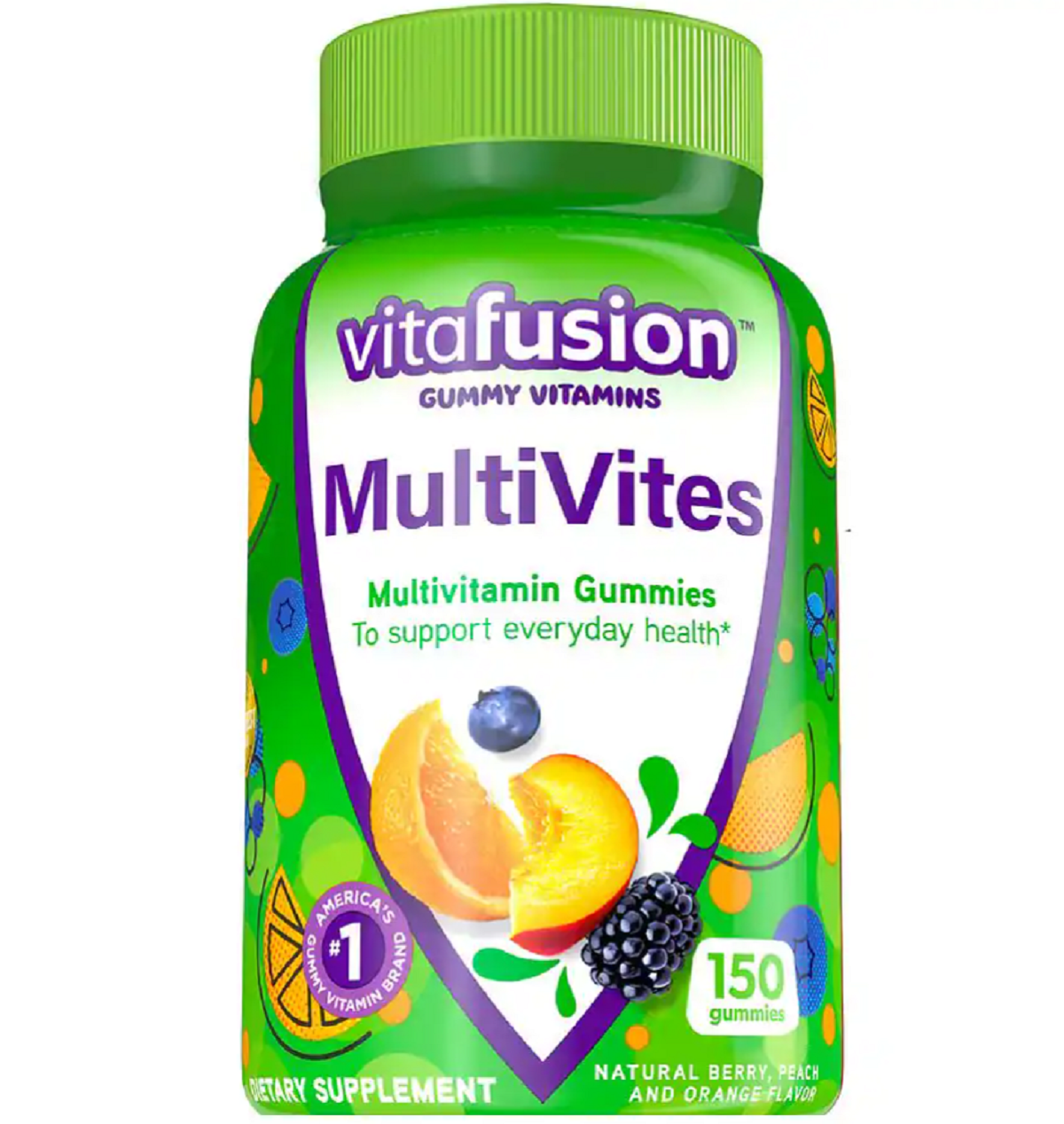 Vitafusion MultiVites Gummy Vitamins Natural Berry, Peach & Orange, Vitafusion or L'il Critters Coupon