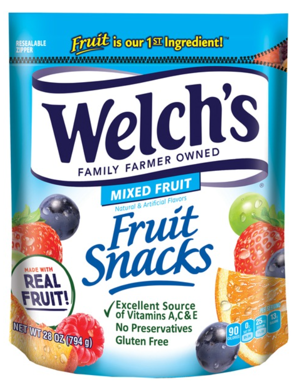 Welch's Mixed Fruit Flavored Fruit Snacks, Welch's Fruit Snacks Printable Coupon