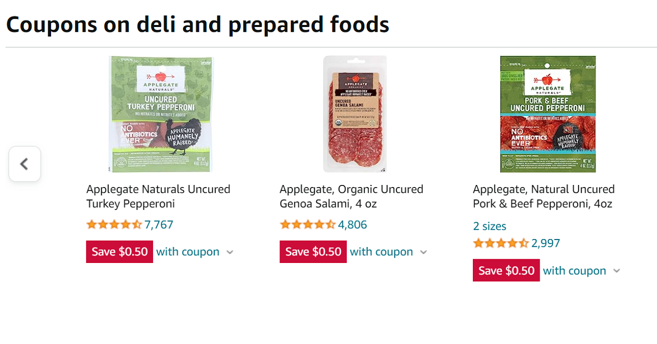 Amazon Fresh Promo Code: Save $0.50 on Deli and Prepared Foods