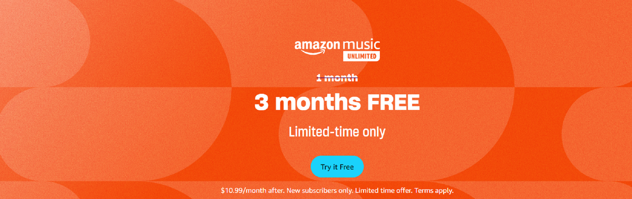 Amazon Music Unlimited: 3 Months Free