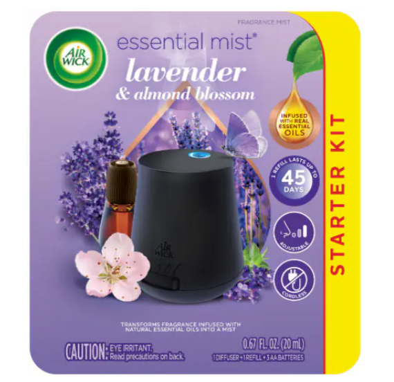 Air Wick® Essential Mist Starter Kit Lavender & Almond Blossom