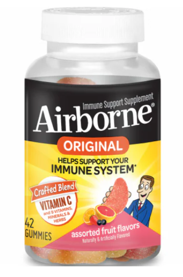 Airborne Immune Support Assorted Fruit Flavor Gummies