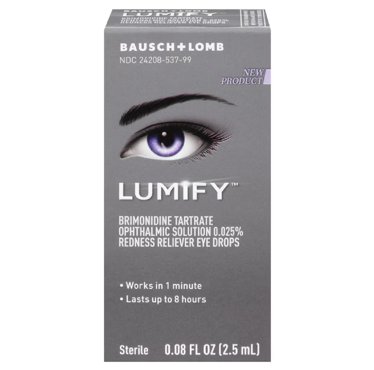 Bausch + Lomb Lumify Redness Reliever Eye Drops, Lumify Redness Reliever product printable coupon