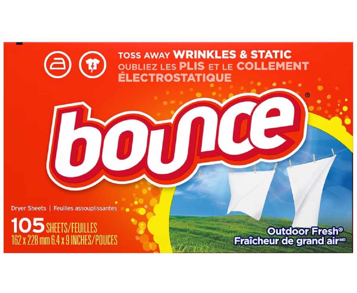 $1 Off (1) Bounce Fabric Sheets Coupon