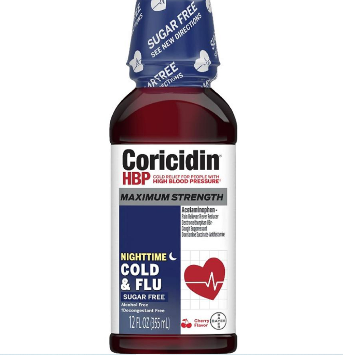 Coricidin HPB Maximum Strength Cold & Flu Night Liquid, Coricidin HBP product coupon