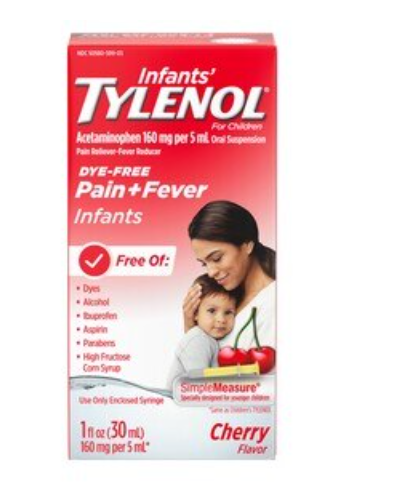 Customer reviews for Infants' Tylenol Dye-Free Simple Measure Acetaminophen Oral Suspension, Cherry