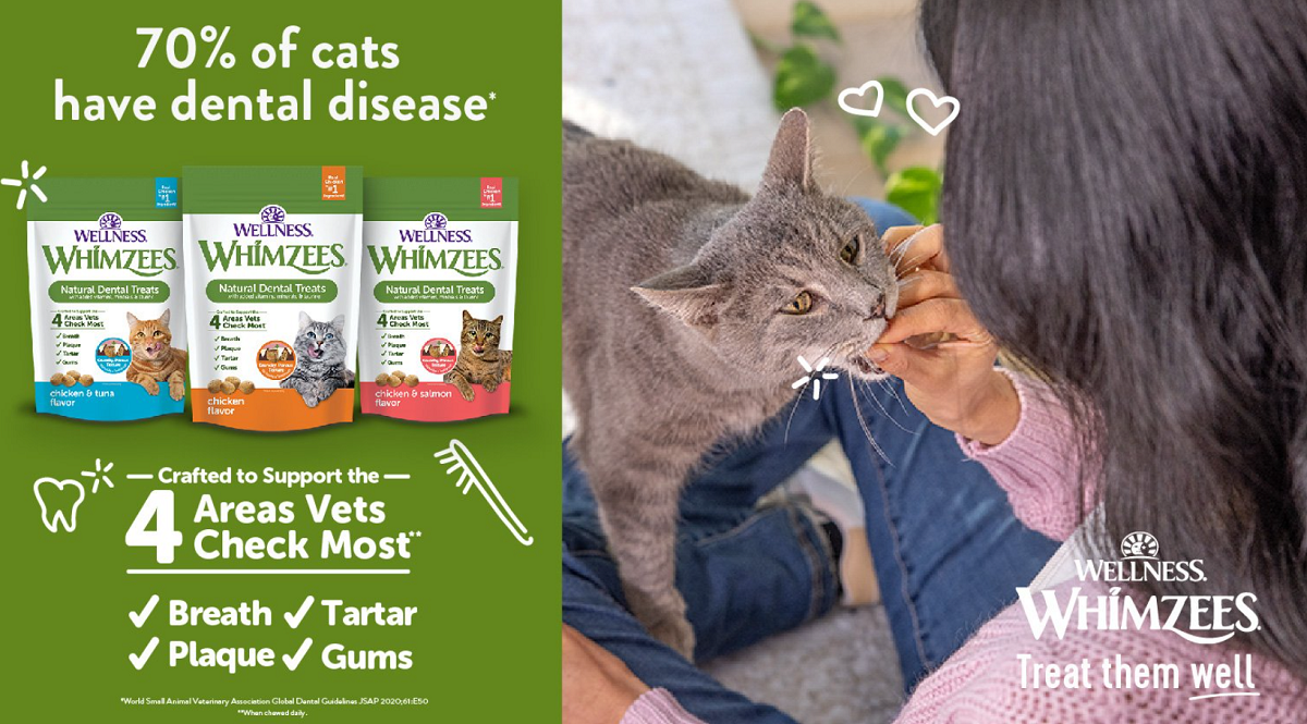 Free Wellness Whimzees Cat Dental Treats Sample – Send Me a Sample