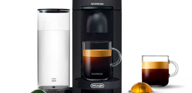 Nespresso VertuoPlus Coffee Maker and Espresso Machine by DeLonghi Black Matte, Valentine’s Day Kitchen & Dining