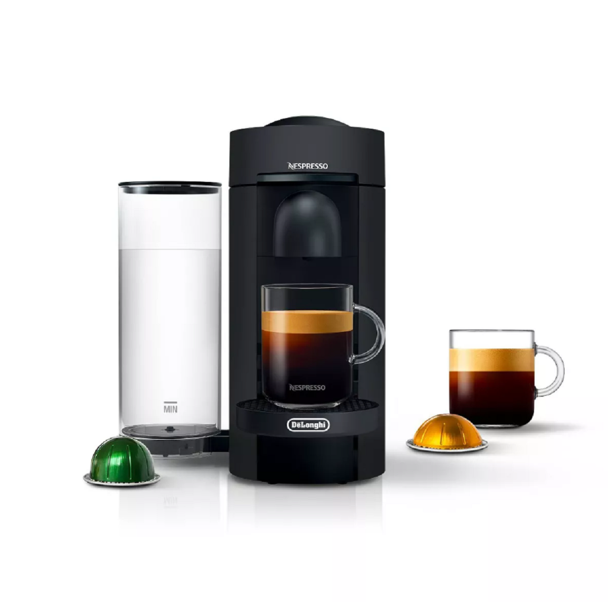 Nespresso VertuoPlus Coffee Maker and Espresso Machine by DeLonghi Black Matte, Valentine’s Day Kitchen & Dining