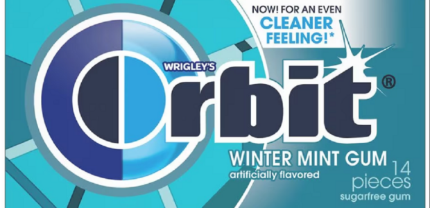 Orbit Wintermint Sugar Free Chewing Gum Wintermint, Wrigley's Orbit Single Pack Gum