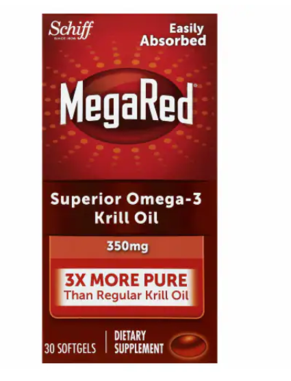 MegaRed Schiff MegaRed Superior Omega-3 Krill Oil 300 mg Softgels