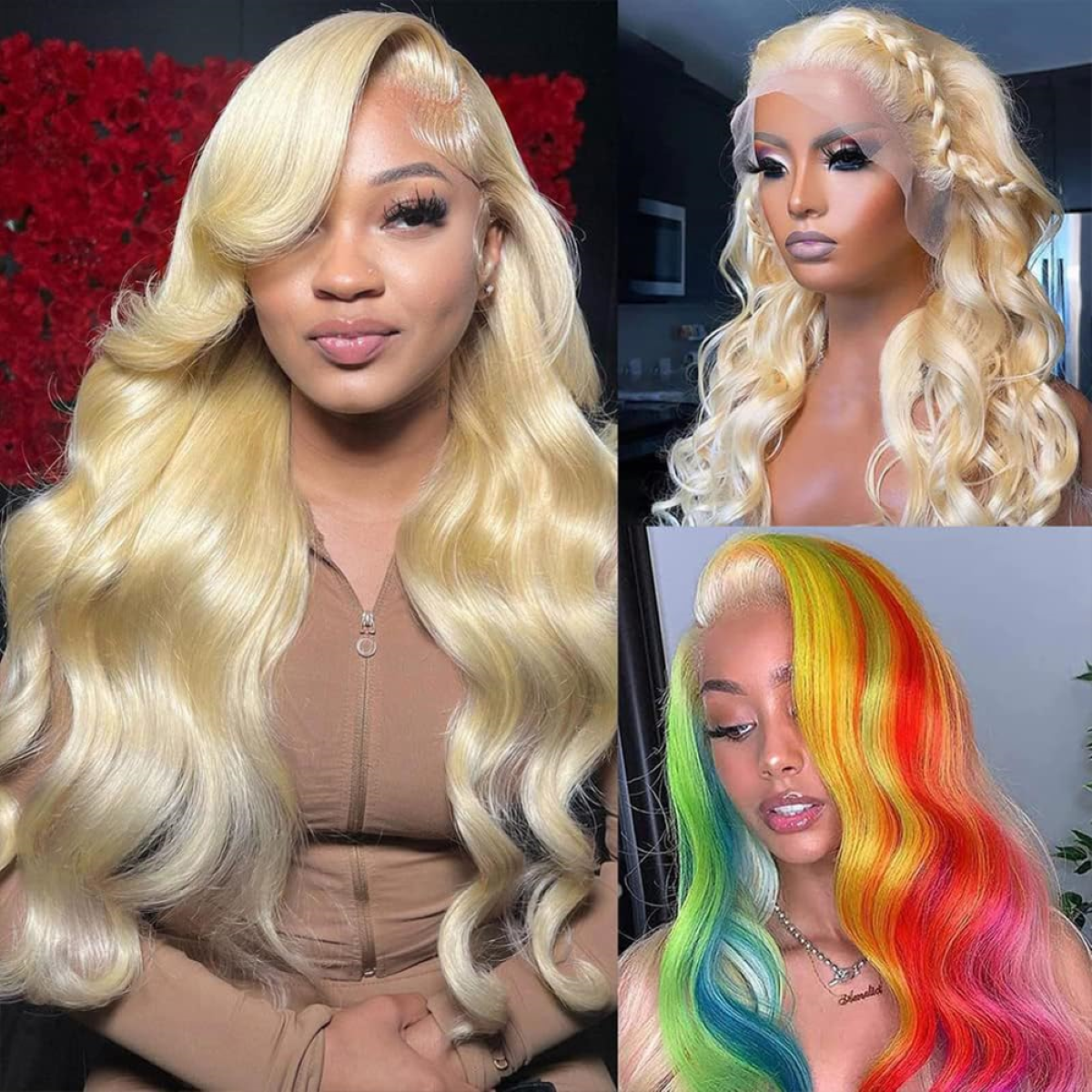 613 hd lace frontal wig human hair 13x4 blonde full lace front wigs human hair body wave 613 lace front wigs human hair for women