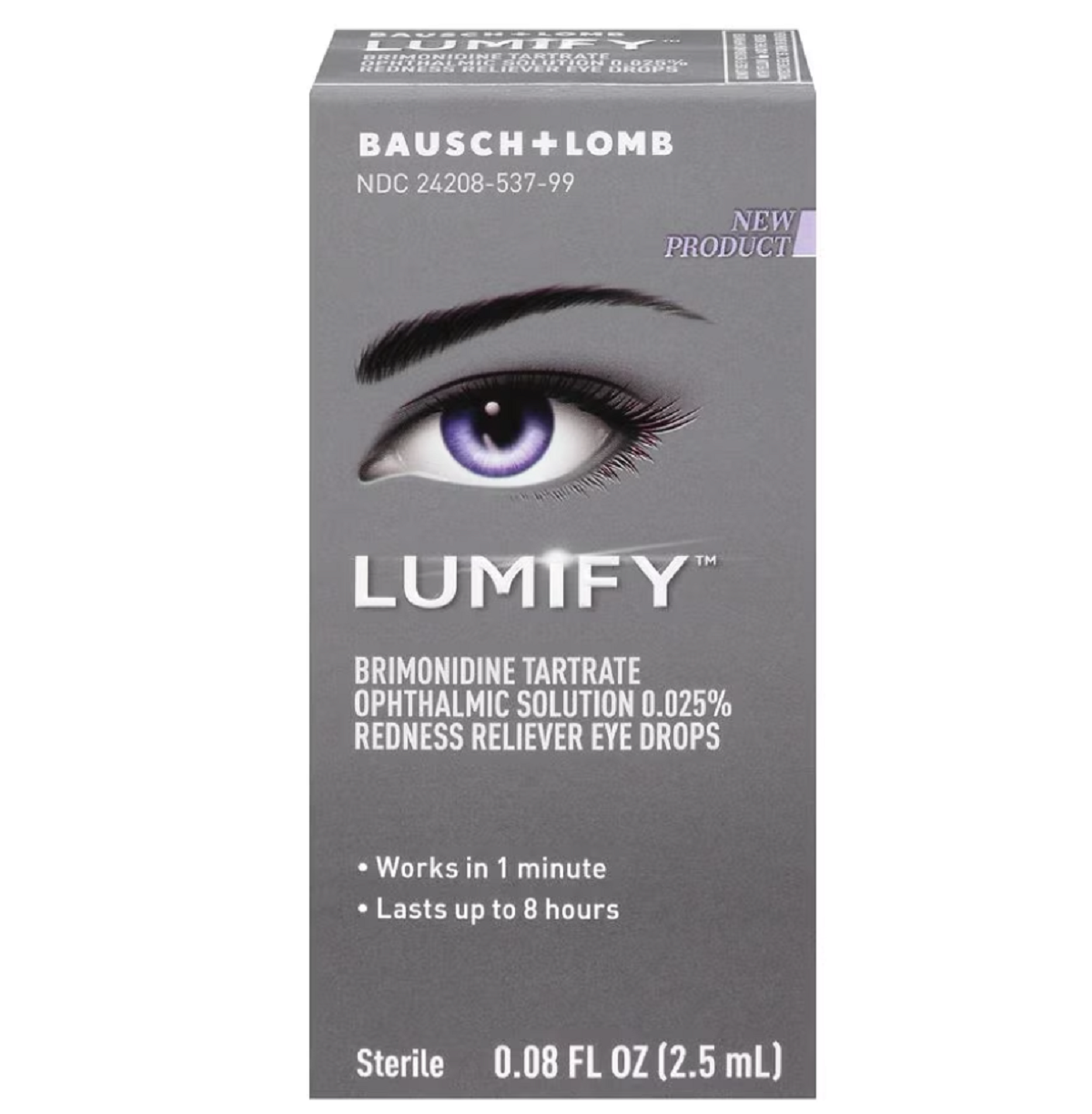 Bausch + Lomb Lumify Redness Reliever Eye Drops, Lumify Redness Reliever Eye Drops