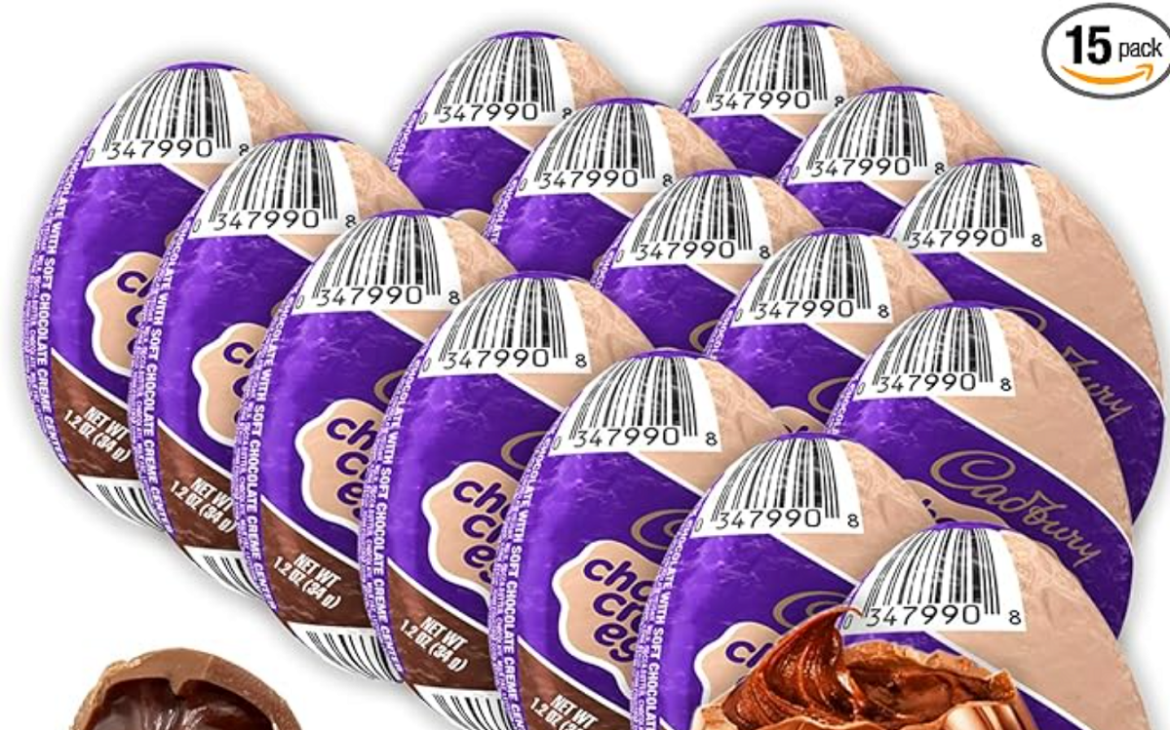 Cadbury Chocolate Creme 15 Eggs 1.2oz, Easter Sunday