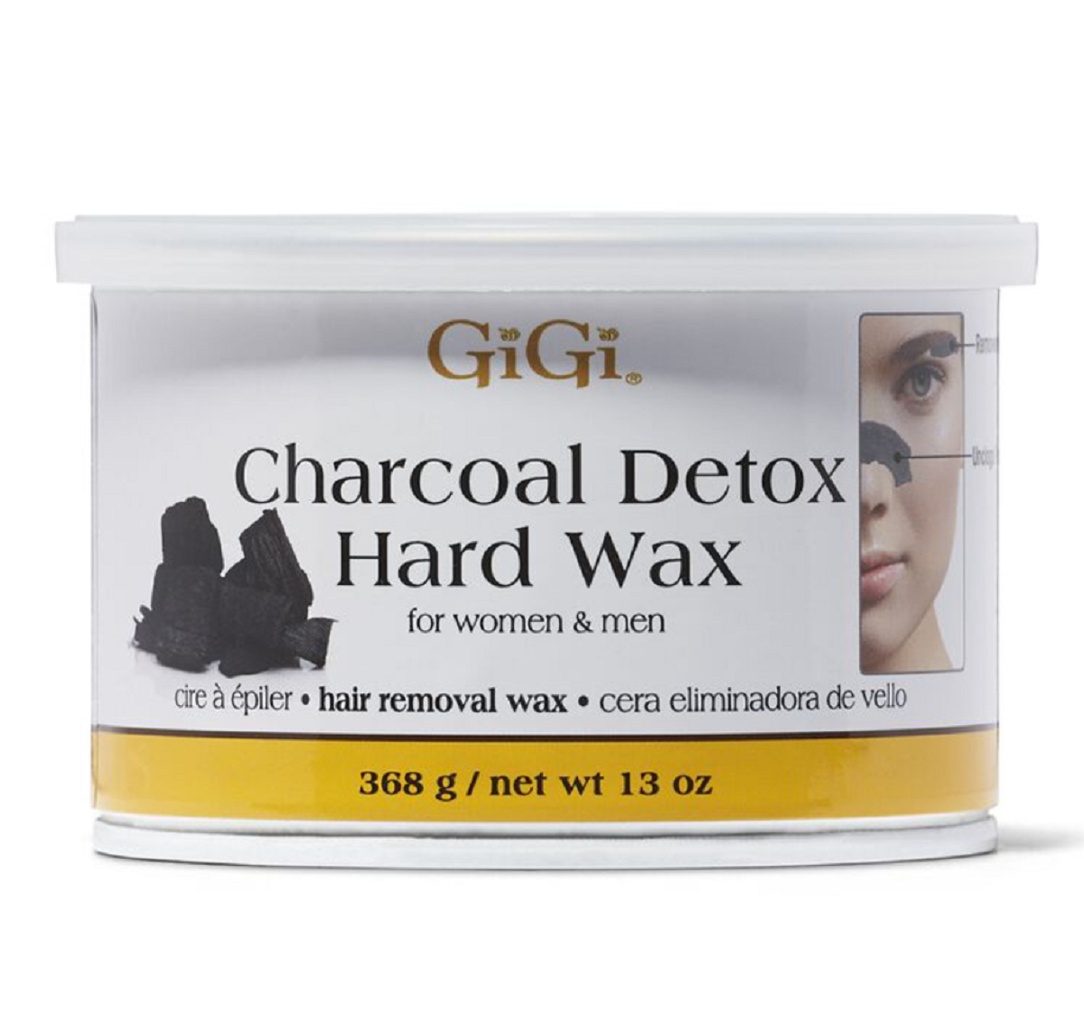 Charcoal Detox Hard Wax, GiGi & Cleopatra Hair Removal