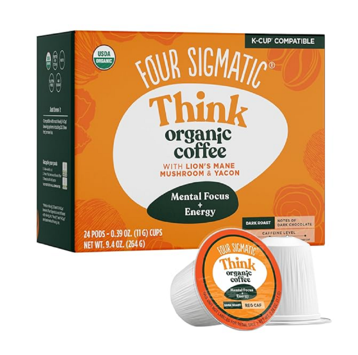 Four Sigmatic Mushroom Coffee K-Cups, Spring deal