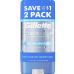 Gillette Clearshield Clear + Dri Tech Antiperspirant Deodorant Clear Gel Cool Wave, Gillette Series Deodorant Printable Coupon