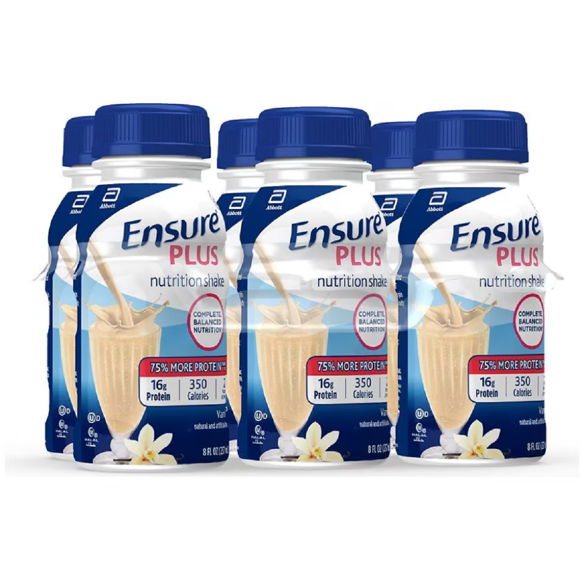 Nutrition Shake Vanilla8.0fl oz x 6 pack, Ensure