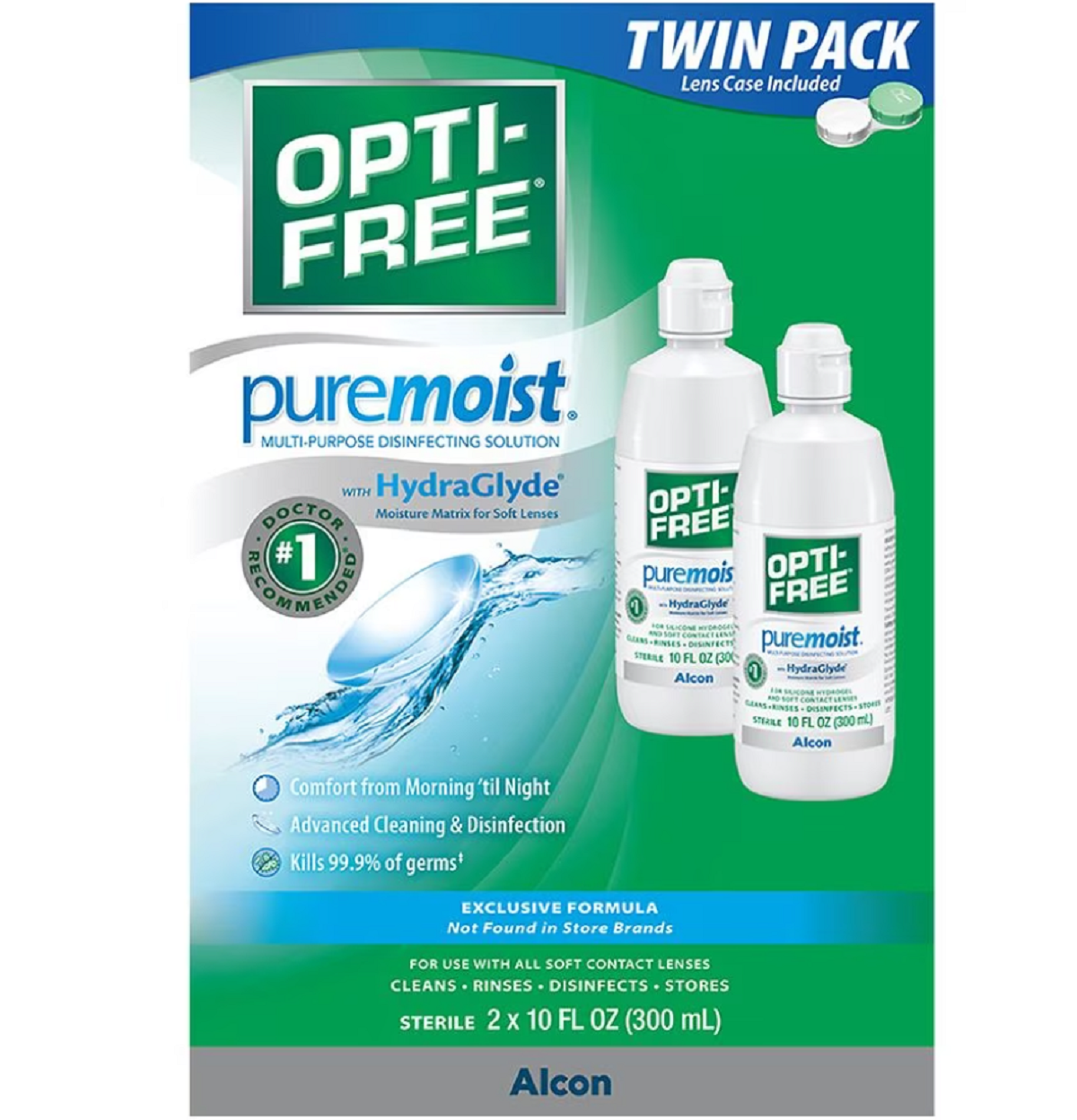 Opti-Free PureMoist Multi-Purpose Disinfecting Solution, Opti-Free Puremoist or Replenish