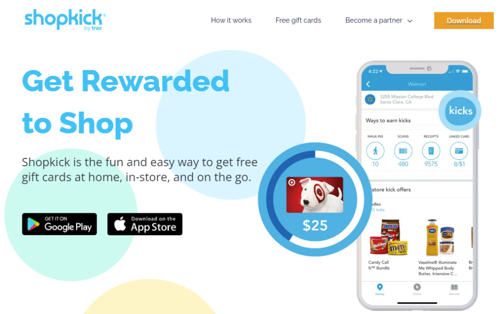 Shopkick is a deals app