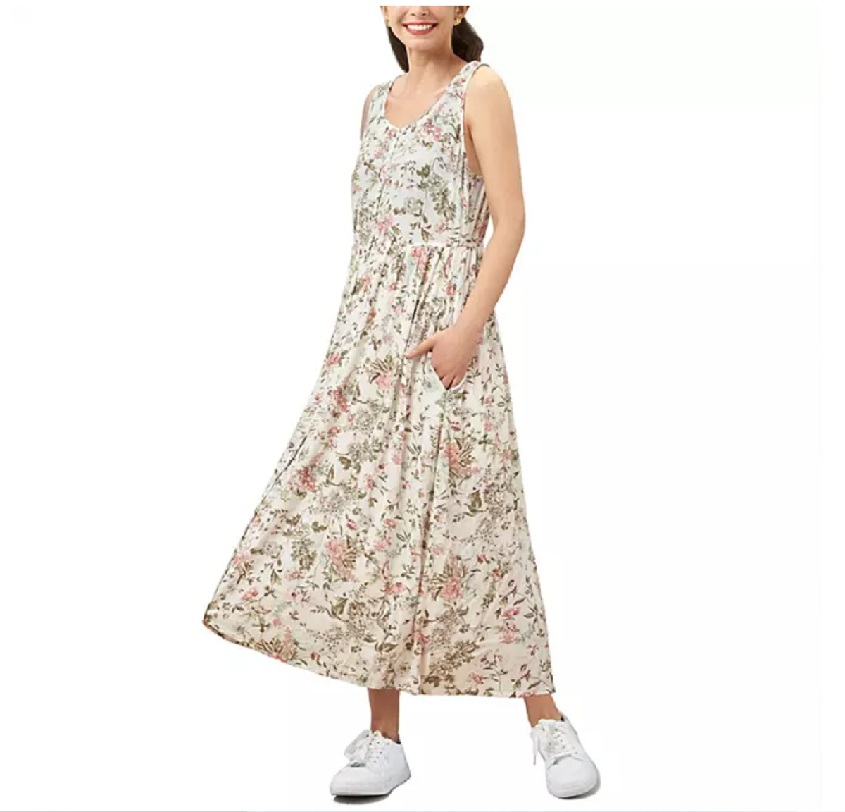 Frye Ladies Button Front Midi Dress, Gifts for Young Moms