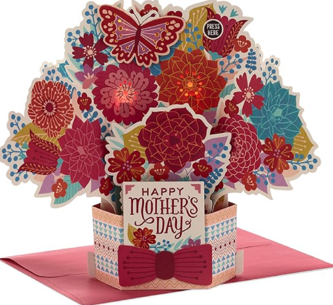 Hallmark-Pop-Up-Musical-Mothers-Day-Card-with-Light-Displayable-Pot-of-Flowers, Mothers day card