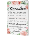Hangable-Canvas-Wall-Art-Gift-For-Grandma, Mother's day Gifts for Grandma