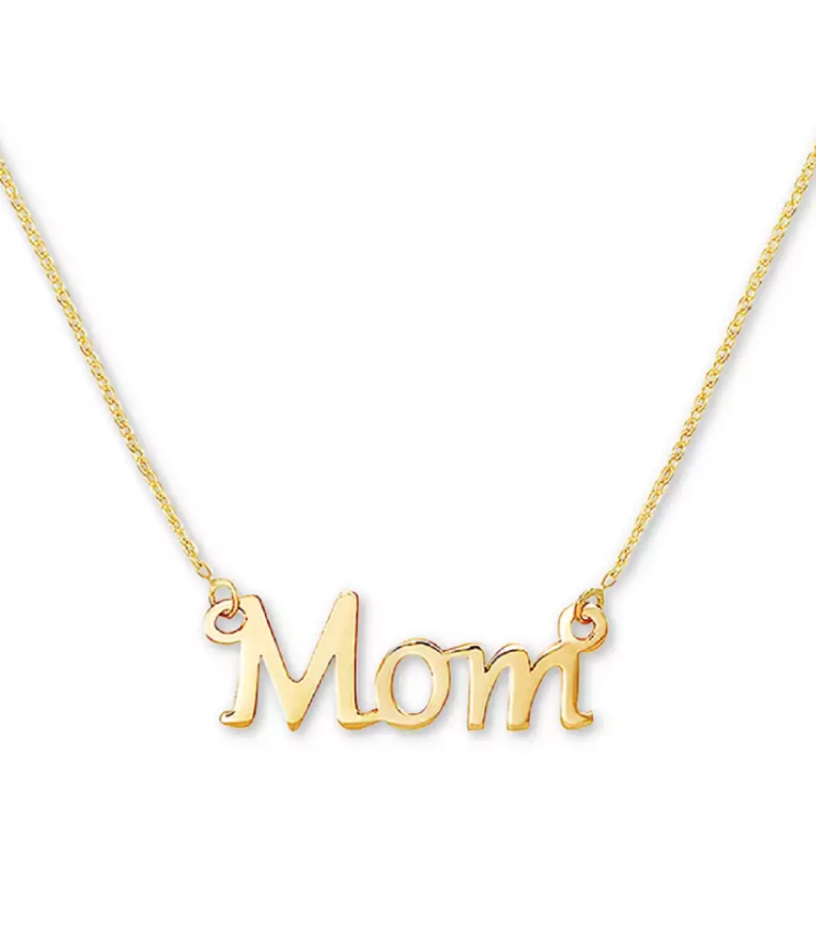 Mom-18-Pendant-Necklace-in-10k-Gold, Best Mothers Day Gifts