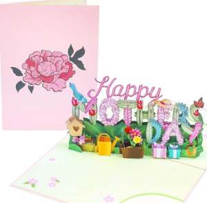 PopLife Happy Mother's Day 3D Pop Up Card - Spring Gardening, Happy Mommy Day